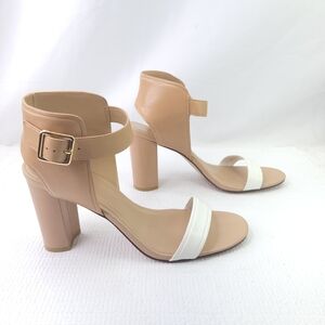 Cole Haan Grand OS Size 9 B Block Heel Sandals Ankle Strap Open Toe Dress Shoes